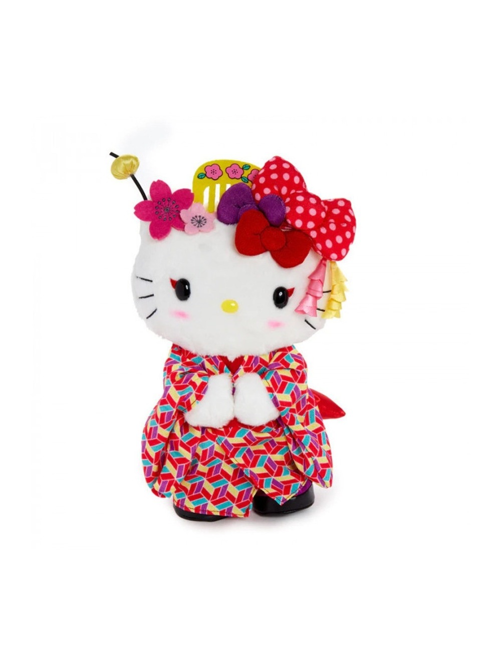 Hello Kitty Japan Pop Kimono Standing Plush - 10"